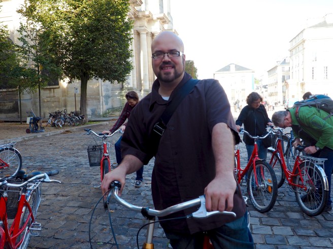 Eric was not feeling the whole biking thing at first, but he ended up having a lot of fun. 