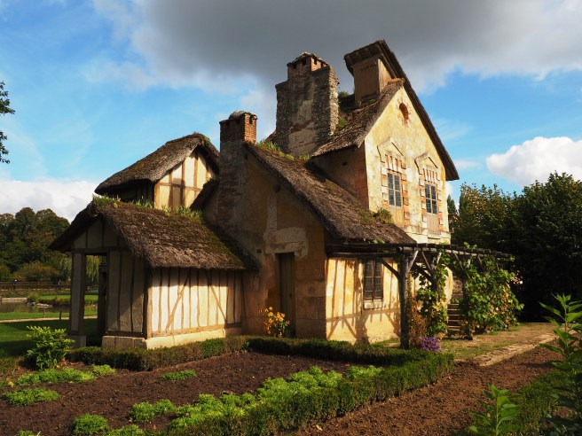 One of the estate's eleven houses, built to represent a typical village in Normandy of the time. 