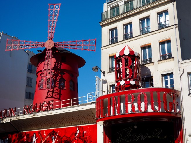 The famous Moulin Rouge. 