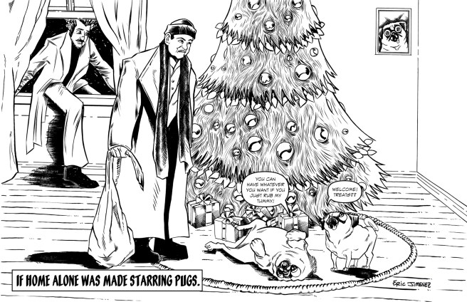 Home Alone Pugs//#Pugcentric